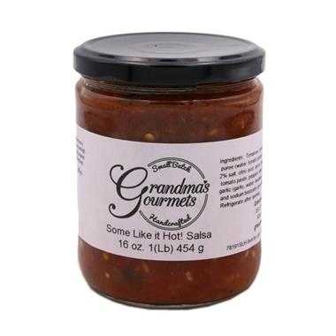 slide 1 of 1, Grandma's Gourmets Some Like It Hot Salsa, 16 oz