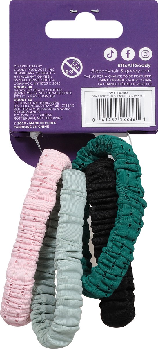 slide 10 of 13, Goody Crease-Free Medium to Thick Scrunchies 5 ea, 5 ct