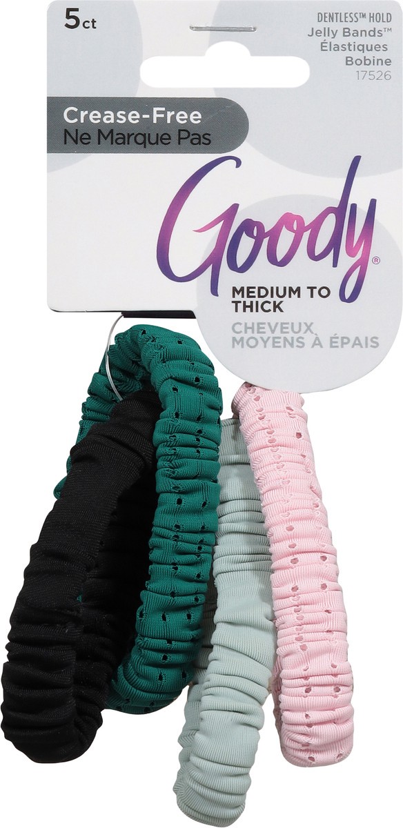 slide 9 of 13, Goody Crease-Free Medium to Thick Scrunchies 5 ea, 5 ct
