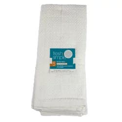 Fresh & Simple Kitchen Towels White