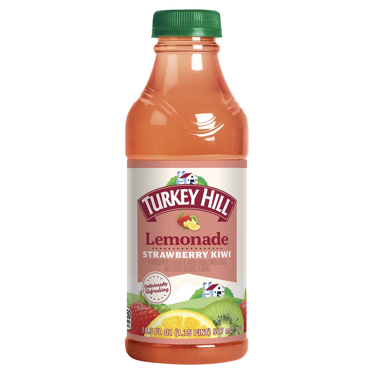 slide 1 of 6, Turkey Hill Strawberry Kiwi Lemonade - 18.50 fl oz, 18.50 fl oz