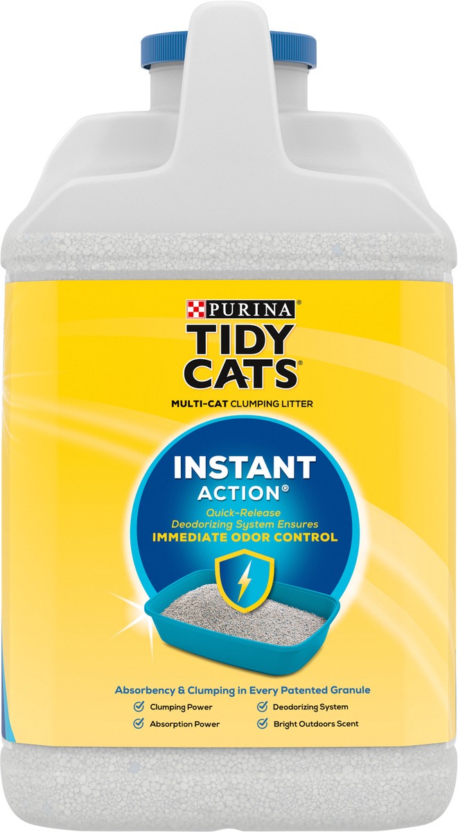 slide 8 of 9, Tidy Cats Purina Tidy Cats Clumping Cat Litter, Instant Action Multi Cat Litter, 14 lb