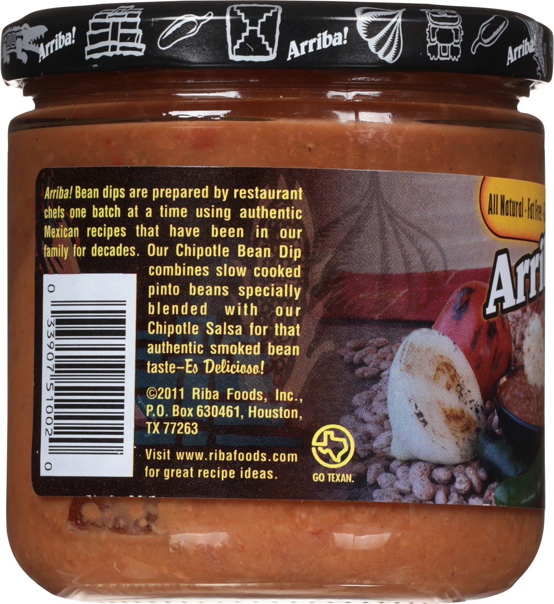 slide 7 of 9, Arriba! Medium Chipotle Pinto Bean Dip 16 oz, 16 oz