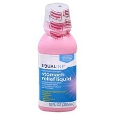 slide 1 of 1, Equaline Max Strength Stomach Relief Liquid, 12 oz