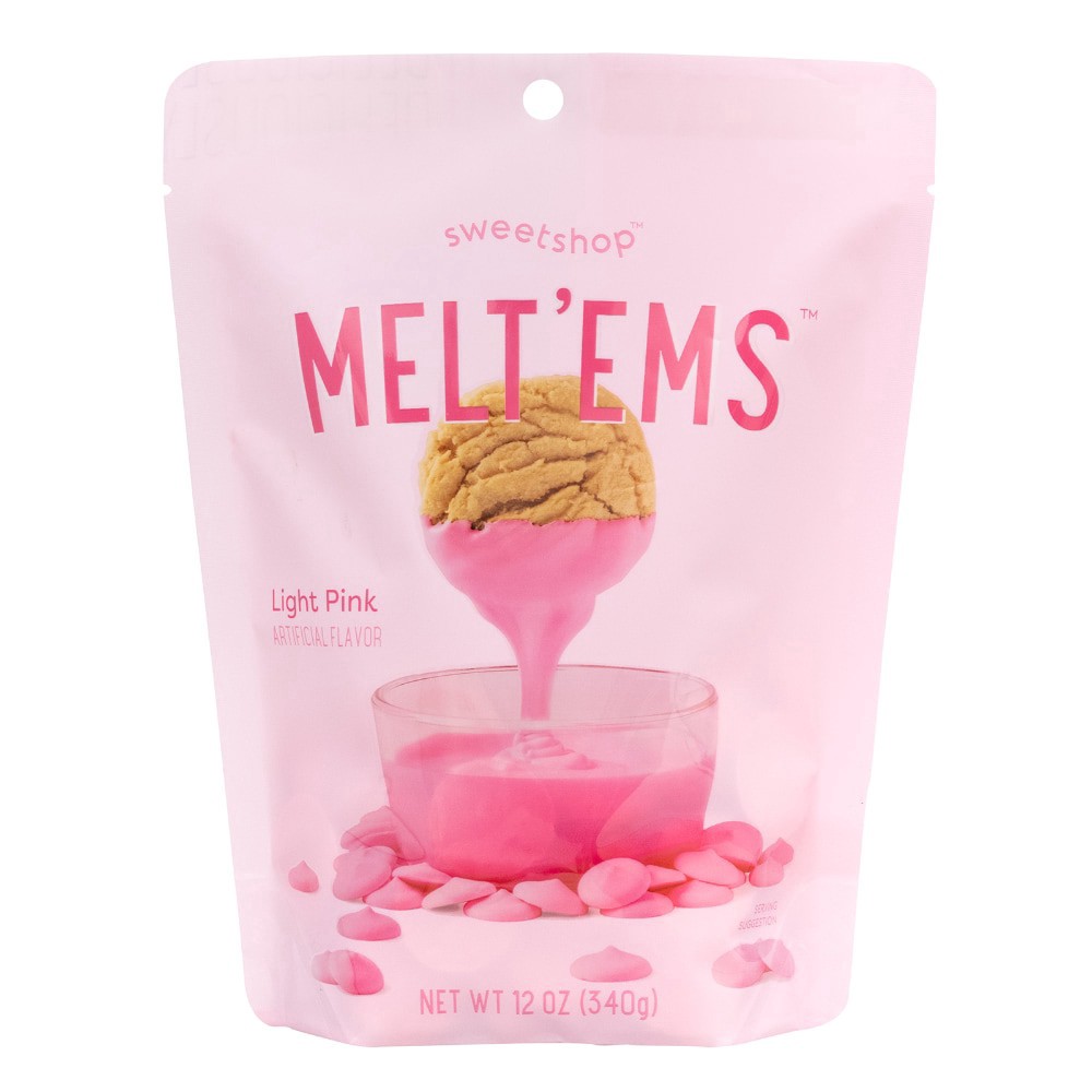 slide 1 of 2, Sweetshop Melt'ems Light Pink, 12 oz