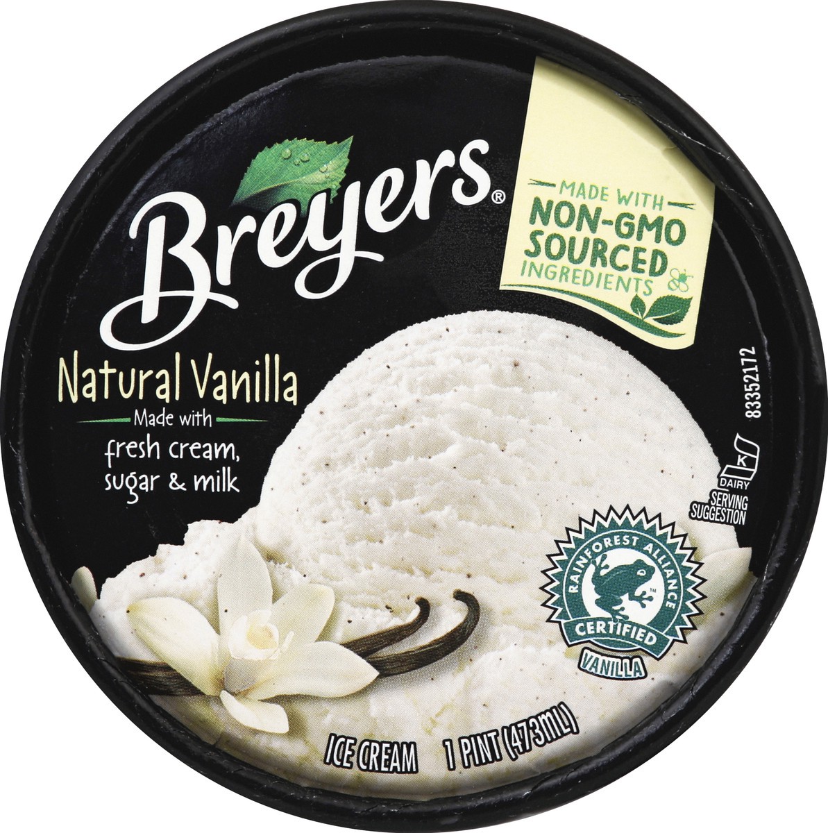 Breyers Natural Vanilla Ice Cream 16 Fl Oz Shipt