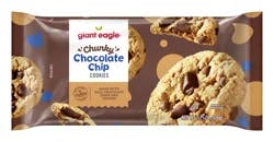 Giant Eagle Chocolate Chip Cookies, Chunky