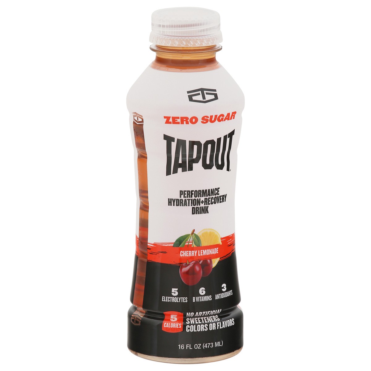 slide 7 of 9, Tapout Zero Sugar Performance Hydration + Recovery Drink - 16 fl oz, 16 fl oz