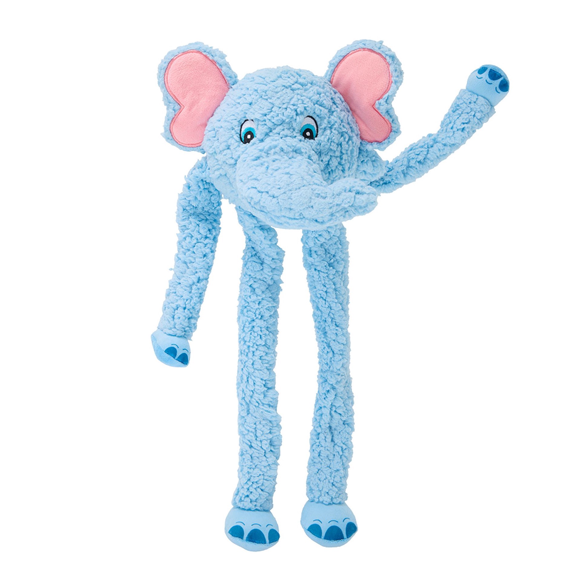 slide 1 of 1, Joyhound Crazy Comfy Elephant Squeaker Plush Tug Dog Toy, LG