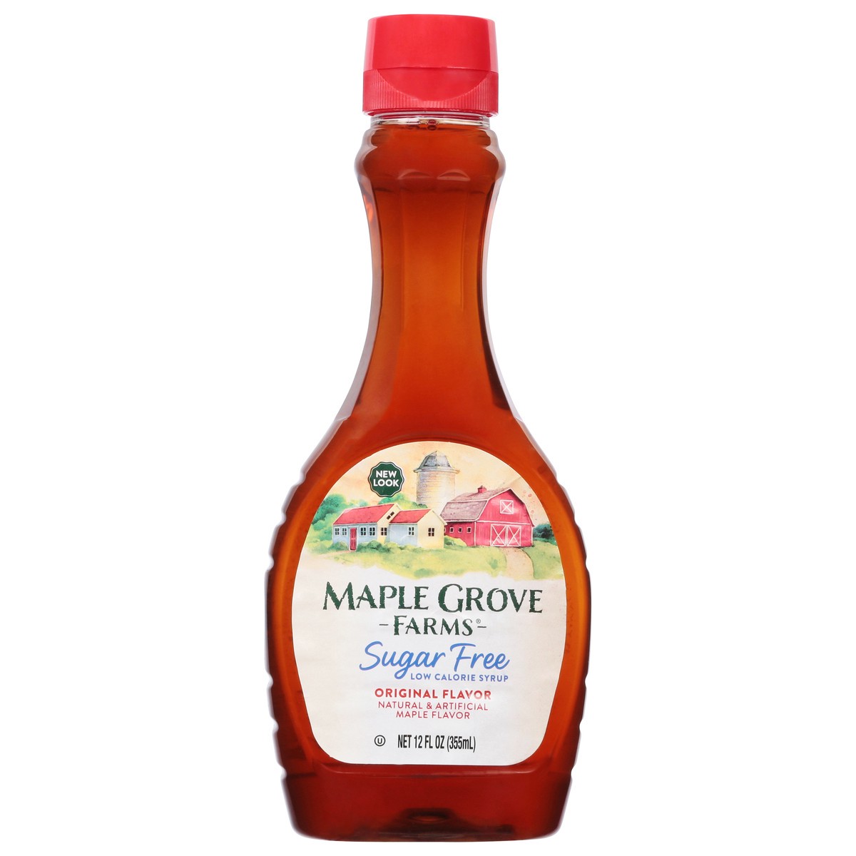 slide 1 of 7, Maple Grove Farms Syrup, 12 fl oz