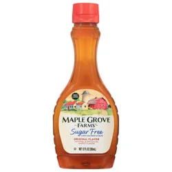 Maple Grove Farms Sugar Free Original Flavor Syrup, 12 fl oz