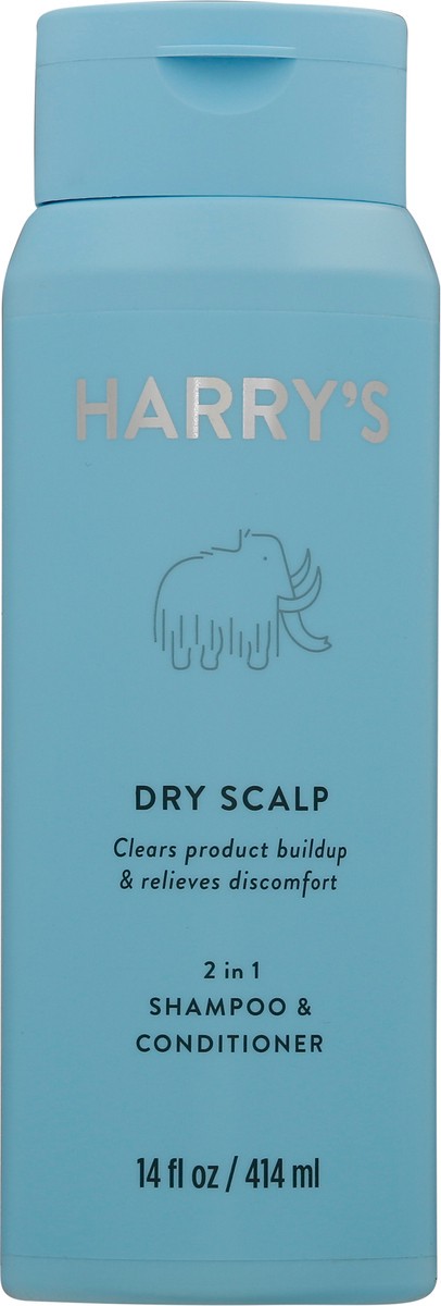 slide 1 of 9, Harry's Dry Scalp 2 in 1 Shampoo & Conditioner 14 fl oz, 14 fl oz