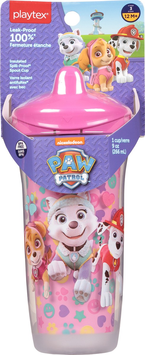 slide 6 of 9, Playtex Paw Patrol Spout Cup, 9 oz