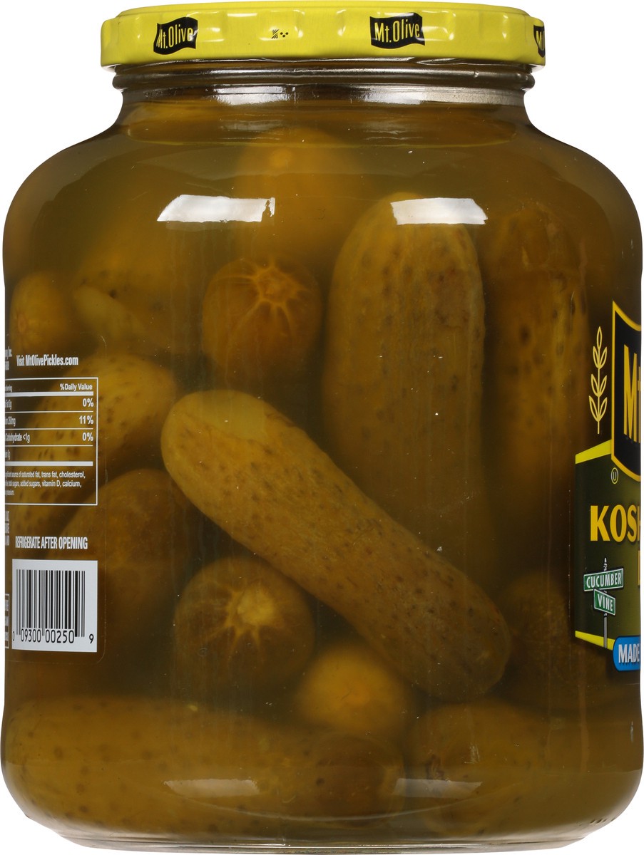 slide 5 of 7, Mt. Olive Kosher Baby Dill Pickles - 46 fl oz jar, 46 fl oz