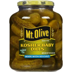 Mt. Olive Kosher Baby Dill Pickles - 46 fl oz jar