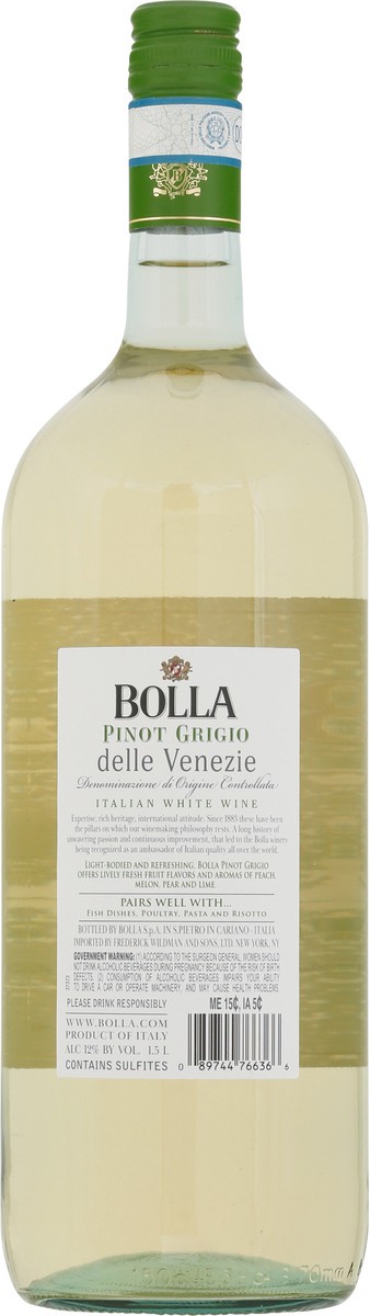 slide 4 of 12, Bolla Pinot Grigio 1.5 l, 1.50 liter