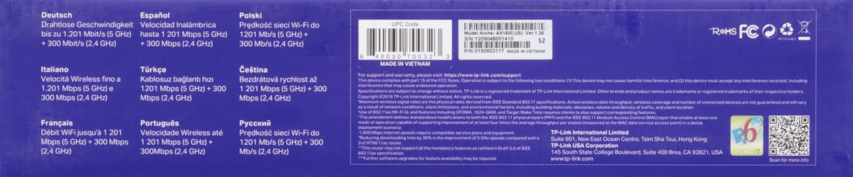 slide 9 of 10, TP-Link Next-Gen Archer AX1500 Wi-Fi 6 Router 1 ea, 1 ct