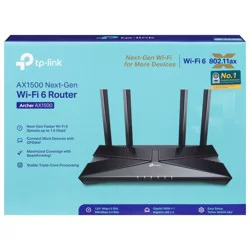 TP-Link Next-Gen Archer AX1500 Wi-Fi 6 Router 1 ea