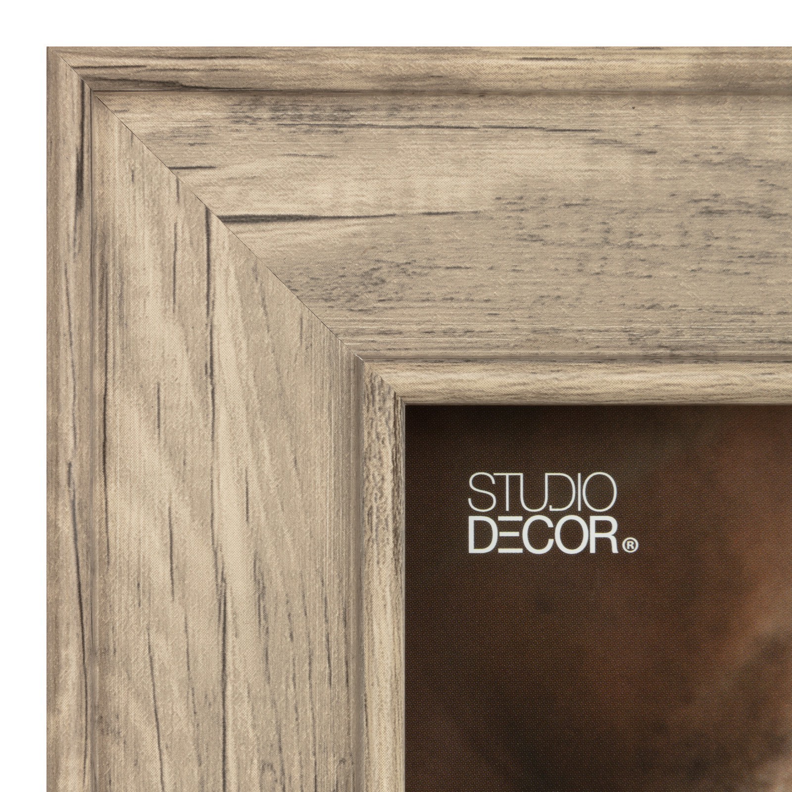 slide 2 of 6, Expressions Light Gray Wood Grain Frame By Studio Decor, 5 in x 7 in
