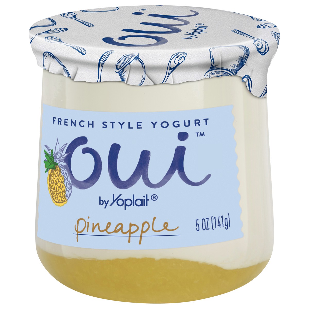 slide 12 of 14, Oui by Yoplait French Style Yogurt, Pineapple, Gluten Free, 5 oz Jar, 5 oz