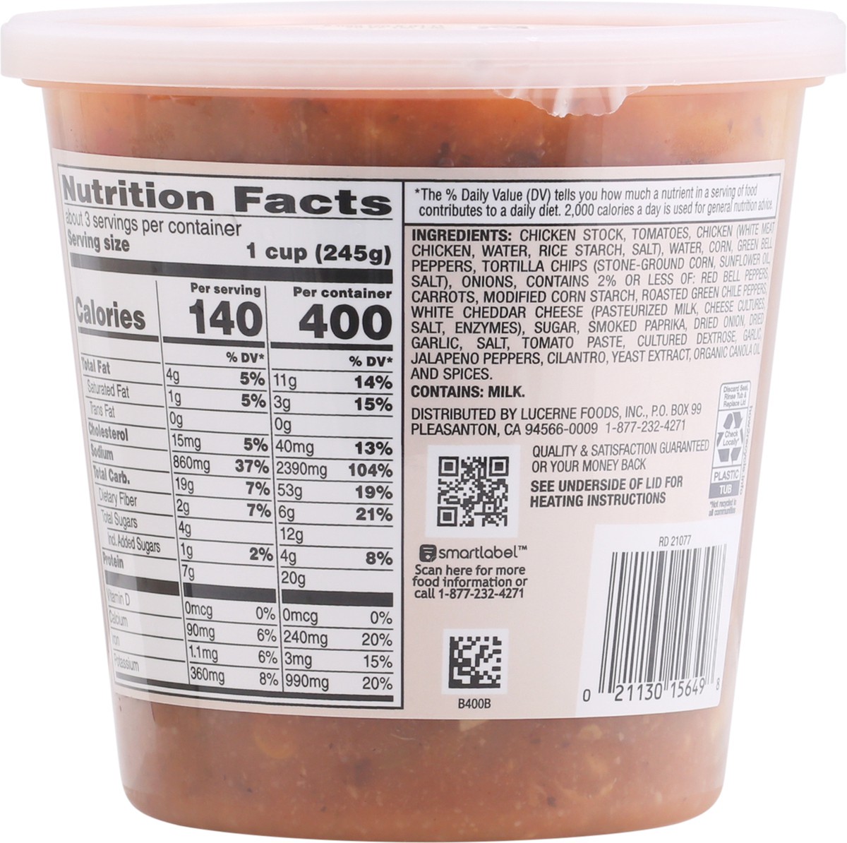 slide 5 of 9, Signature Cafe Fiesta Chicken Low Fat Tortilla Soup, 