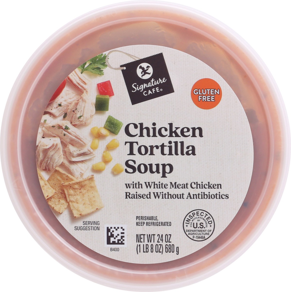 slide 9 of 9, Signature Cafe Fiesta Chicken Low Fat Tortilla Soup, 