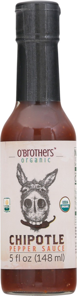 slide 6 of 9, O'Brothers Organic Organic Chipotle Pepper Sauce 5 fl oz, 5 fl oz