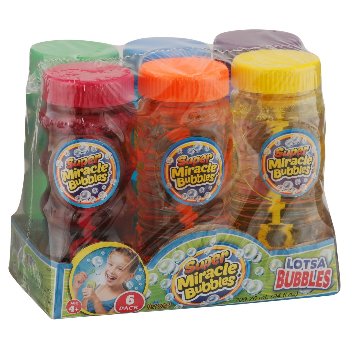slide 9 of 9, Super Miracle Bubbles Imperial Lotsa Bubbles 6 Each, 6 ct