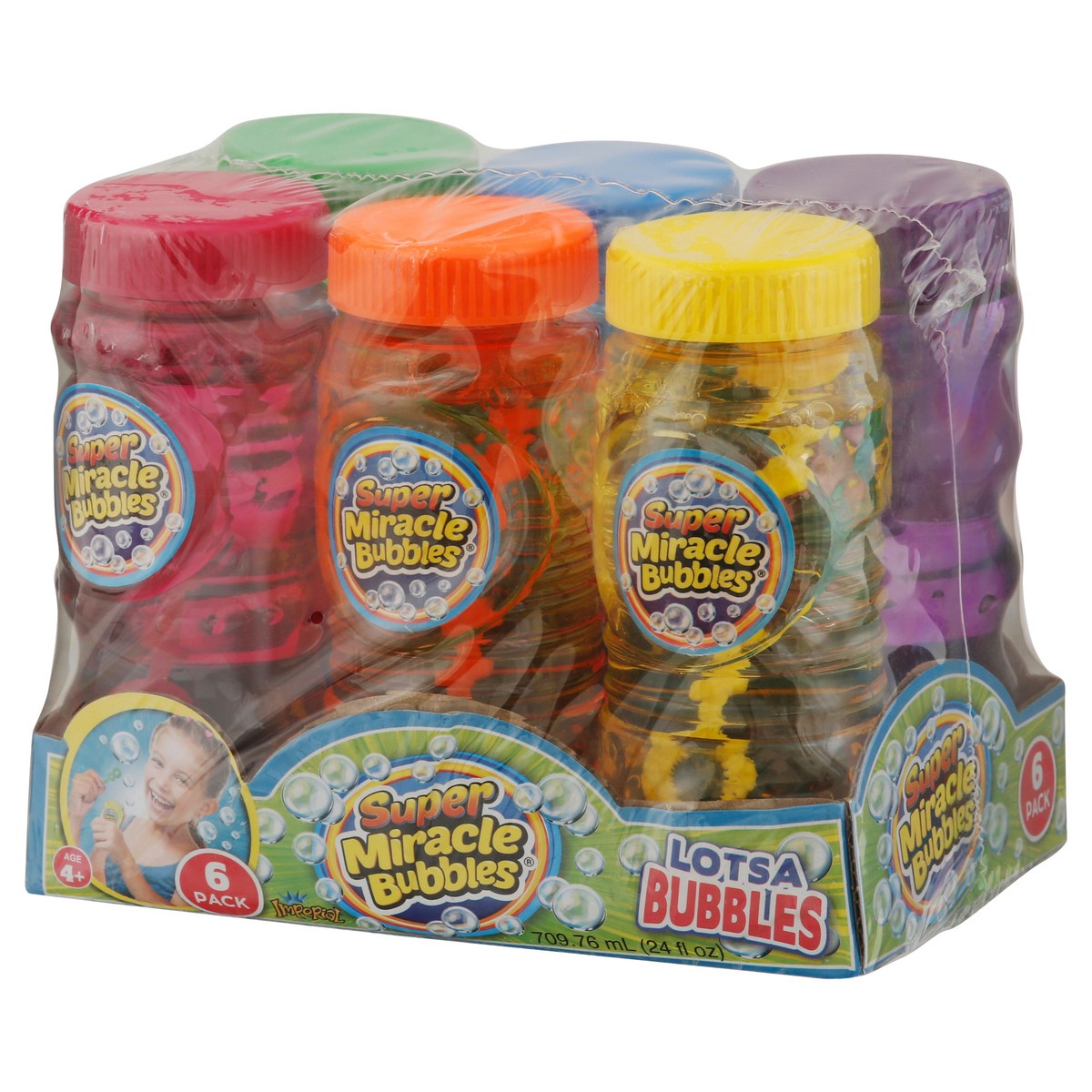 slide 2 of 9, Super Miracle Bubbles Imperial Lotsa Bubbles 6 Each, 6 ct