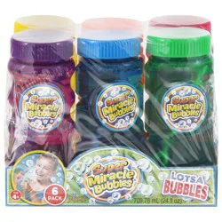 Super Miracle Bubbles Imperial Lotsa Bubbles 6 Each