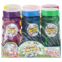 Imperial Toys Super Miracle Lotsa Bubbles - 6 Each