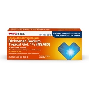slide 1 of 1, CVS Health Arthritis Pain Relieving Gel, Diclofenac Sodium Topical Gel 1%, 5.29 Oz, 5.29 oz