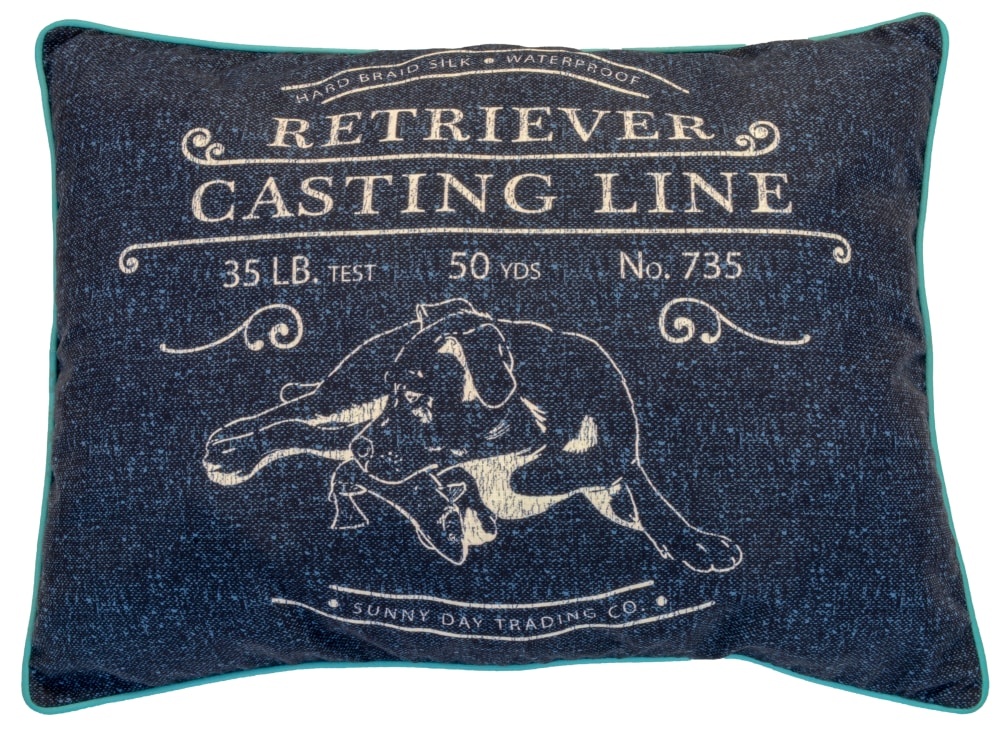 slide 1 of 1, Dallas Manufacturing Good Dog Pillow Bed - Blue, 30 in x 40 in