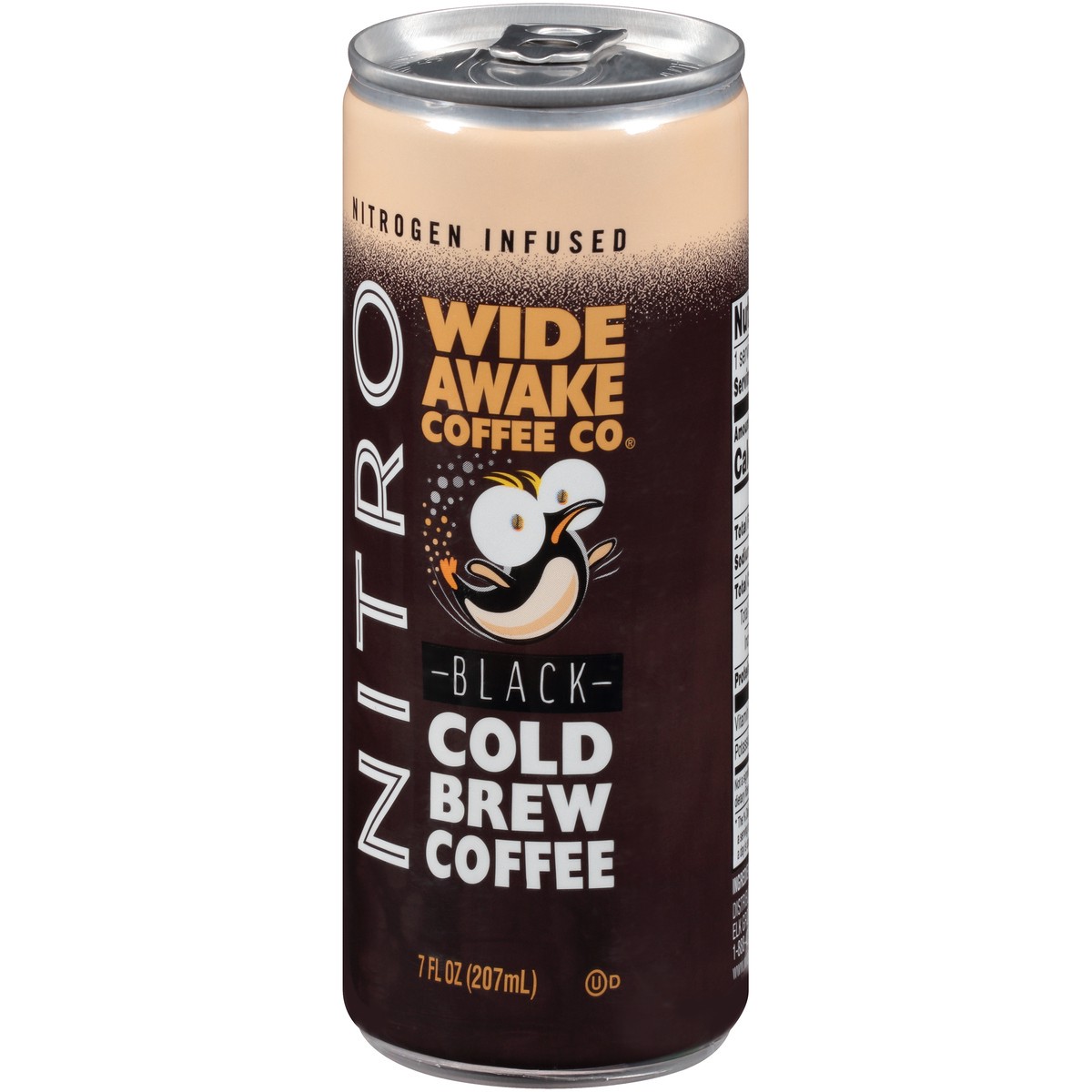 slide 4 of 9, Wide Awake Coffee Co. Nitro Black Cold Brew 100% Arabica Coffee - 7 fl oz, 7 fl oz