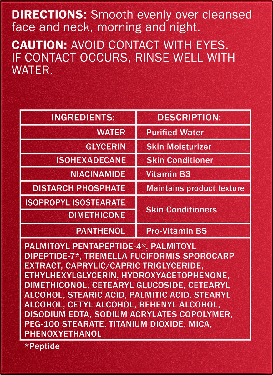 slide 3 of 5, Olay Collagen Peptide Max Moisturizing Cream, Fragrance-Free, 1.7 FL OZ, 1.70 oz