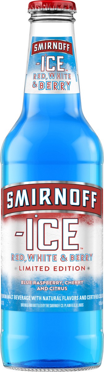 slide 2 of 3, Smirnoff Ice Red, White & Berry Malt Beverage 11.2 oz, 11.2 oz