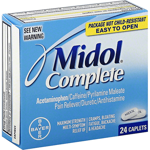 slide 2 of 3, Midol Complete Caplets, 24 ct