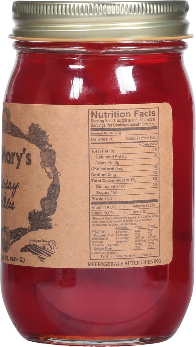 slide 6 of 13, Ms. Mary's Holidays Pickles 16 oz, 16 oz