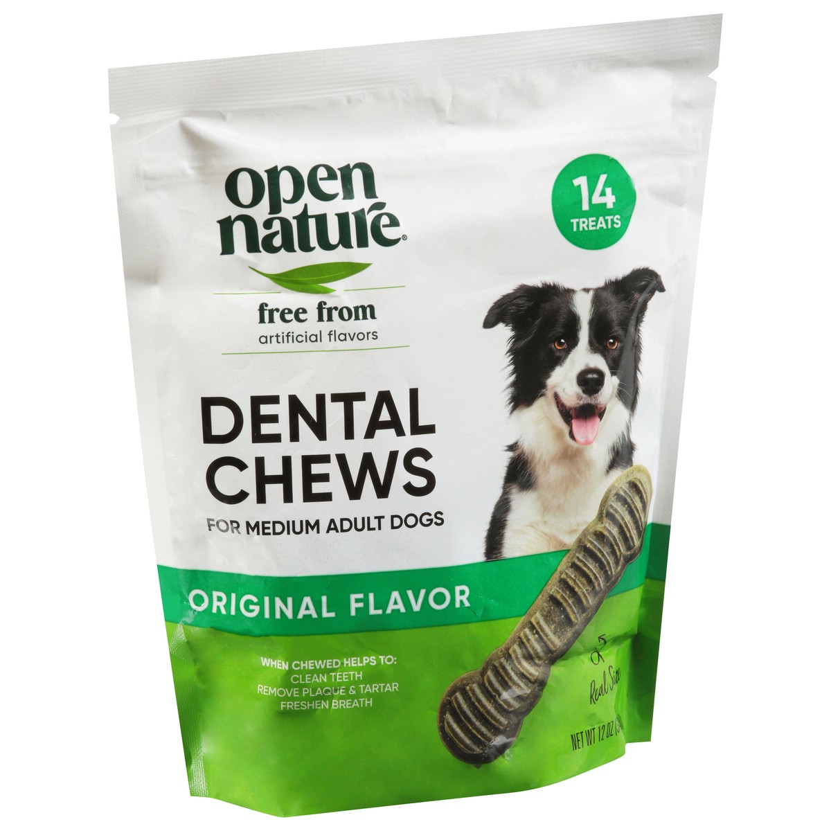 slide 6 of 15, Open Nature Regular Dog Dental Chews 14 Ct 12 Oz - 12 OZ, 12 oz