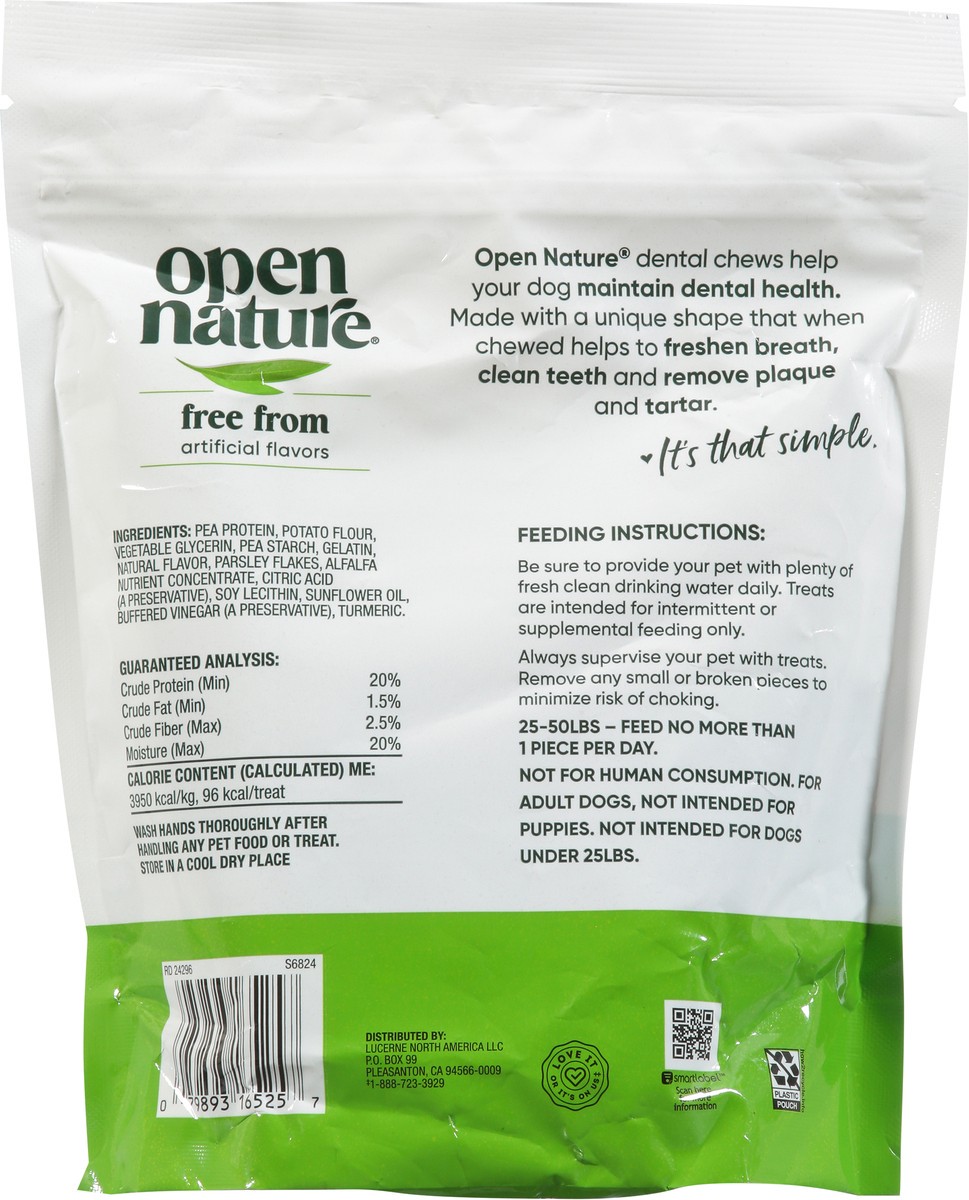 slide 5 of 15, Open Nature Regular Dog Dental Chews 14 Ct 12 Oz - 12 OZ, 12 oz