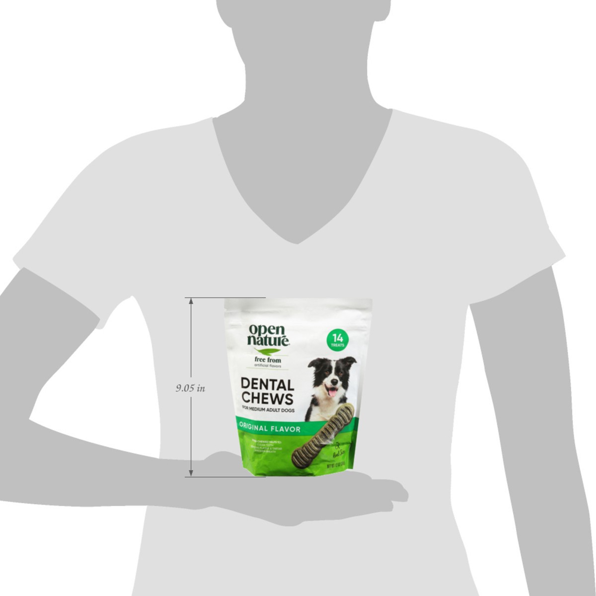 slide 3 of 15, Open Nature Regular Dog Dental Chews 14 Ct 12 Oz - 12 OZ, 12 oz