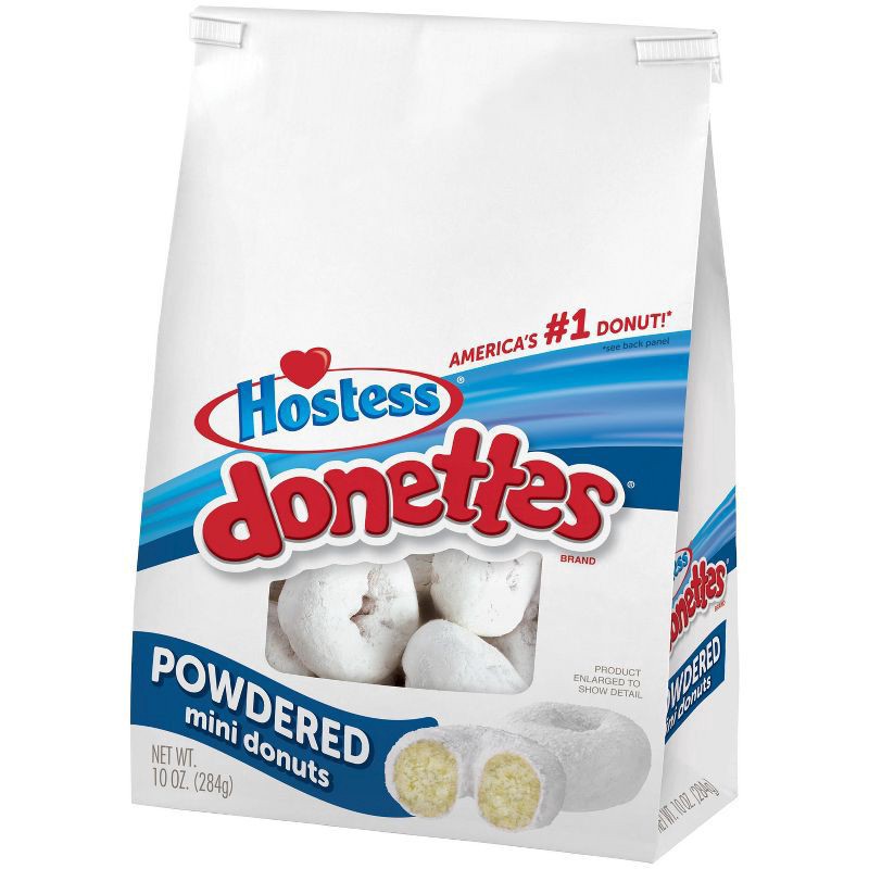 slide 7 of 13, Hostess Donettes Powdered Mini Donuts - 10oz, 10 oz