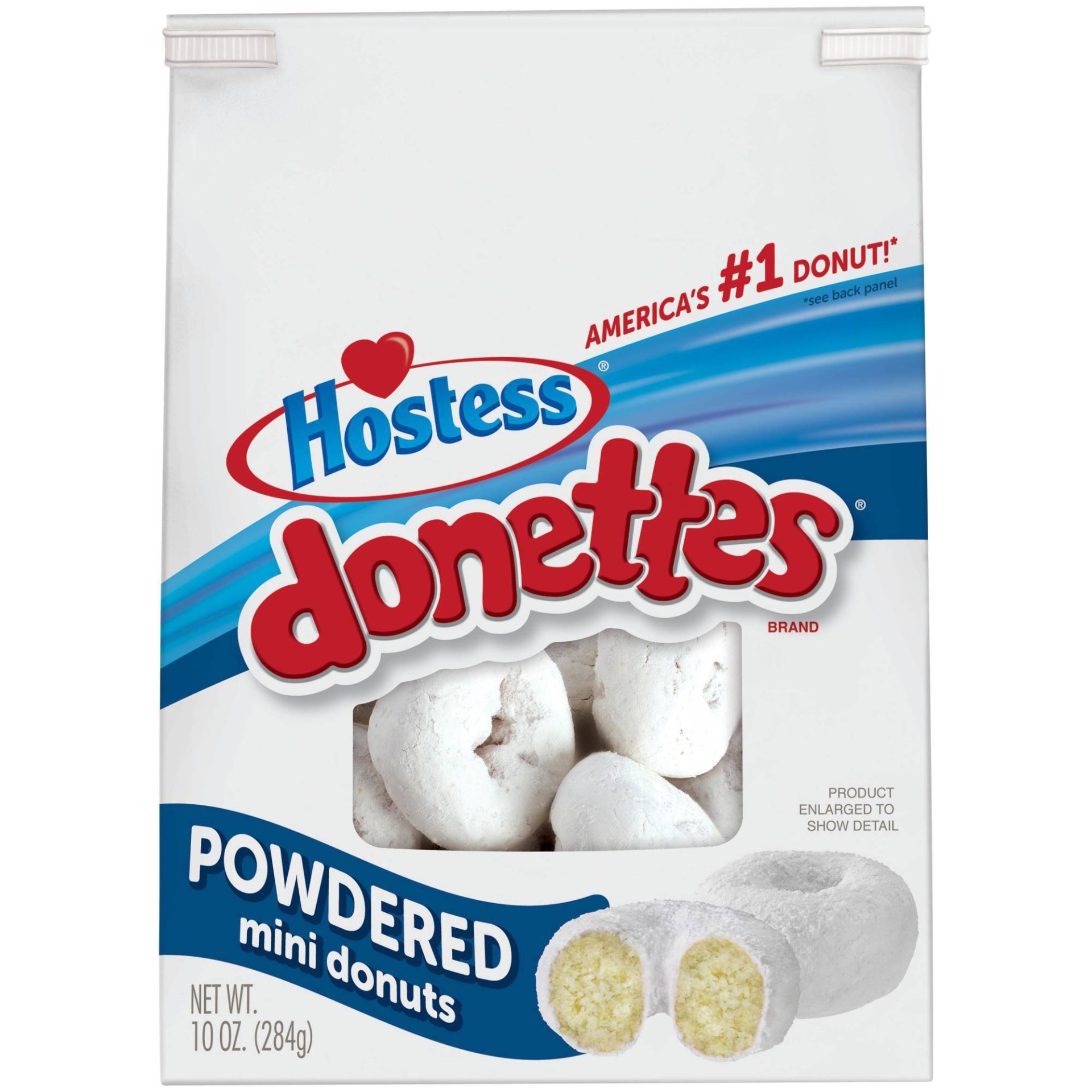 slide 1 of 1, Hostess Powdered Mini Donettes, 10.5 oz