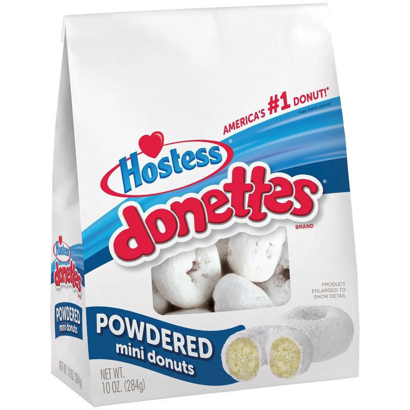 slide 9 of 13, Hostess Donettes Powdered Mini Donuts - 10oz, 10 oz