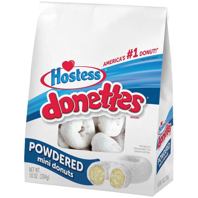slide 10 of 13, Hostess Donettes Powdered Mini Donuts - 10oz, 10 oz