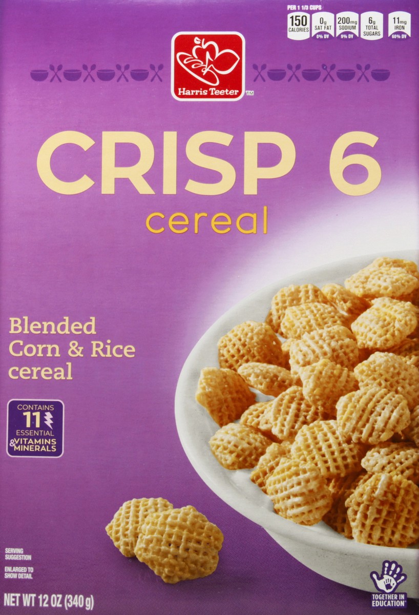 slide 4 of 4, Harris Teeter Cereal - Crisp 6, 12 oz