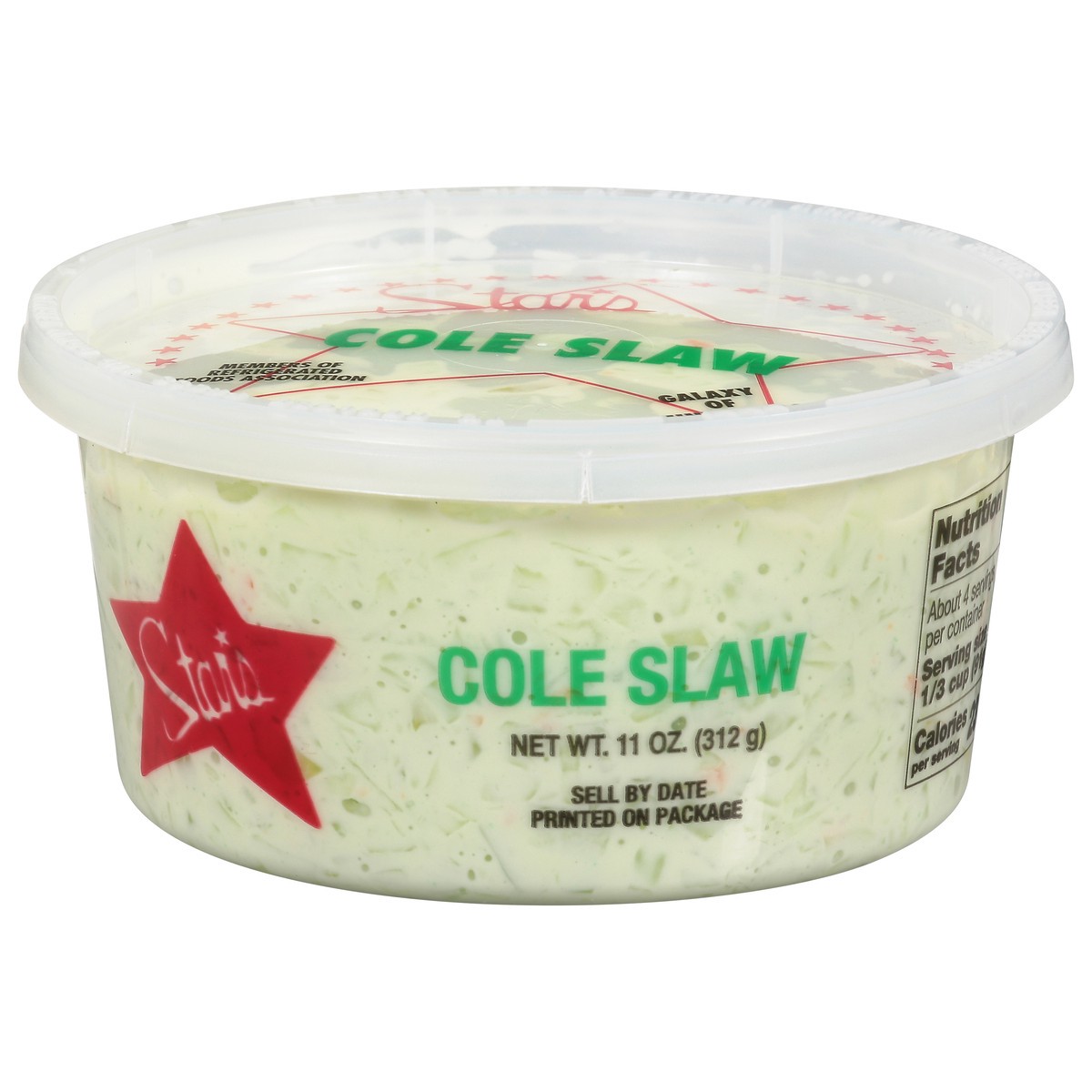 slide 9 of 9, Stars Cole Slaw 11 oz, 11 oz