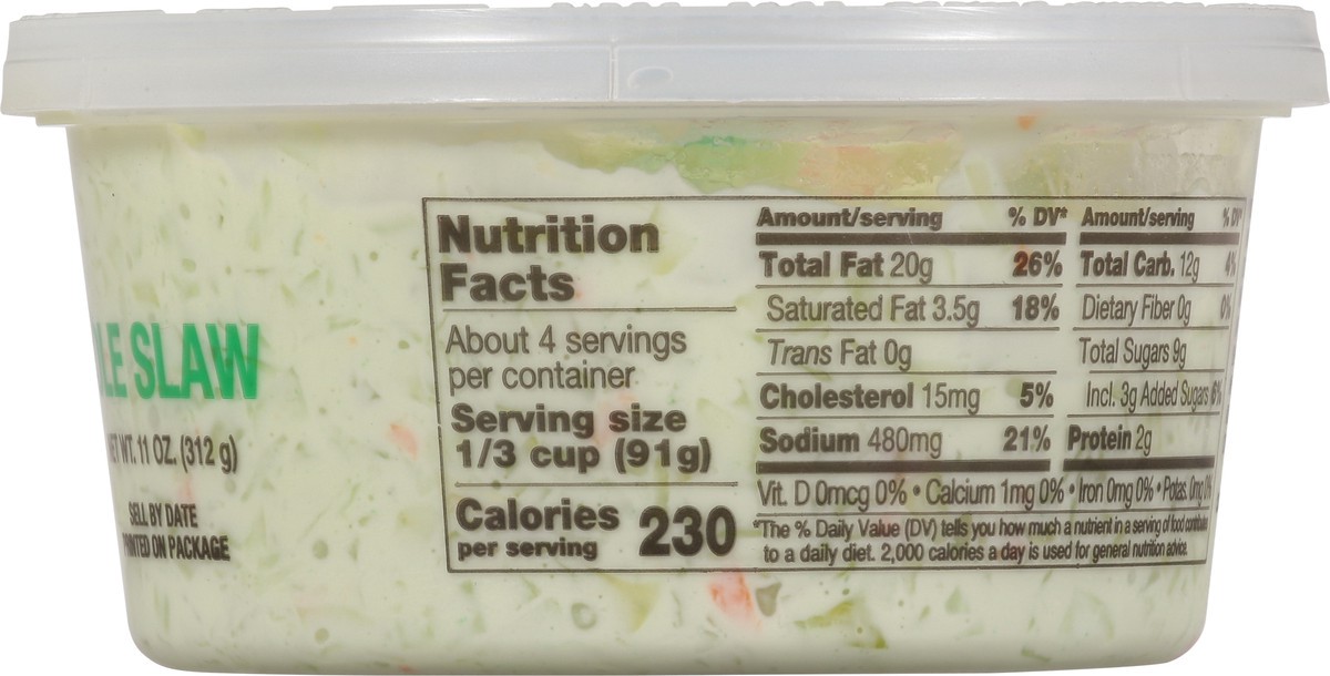 slide 6 of 9, Stars Cole Slaw 11 oz, 11 oz
