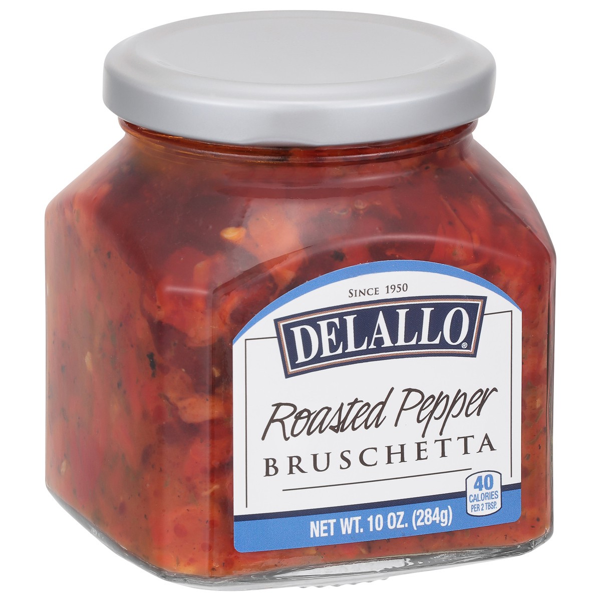 slide 2 of 9, Delallo Roasted Pepper Bruschetta, 10 oz