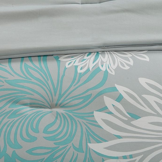 slide 8 of 9, Madison Park Essentials Maible Full Comforter Set - Aqua, 9 ct